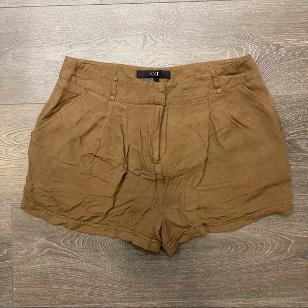 Forever 21 Brown Rayon Shorts